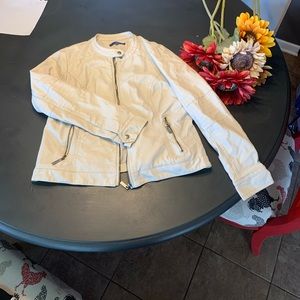Faux leather jacket
